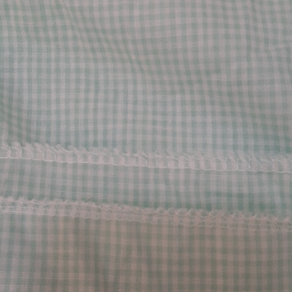 Light green checkered fabric - Picture 3 of 4